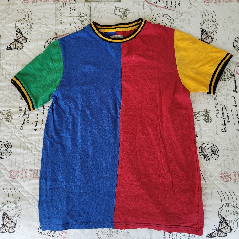 Black Jack 1999 color block tee